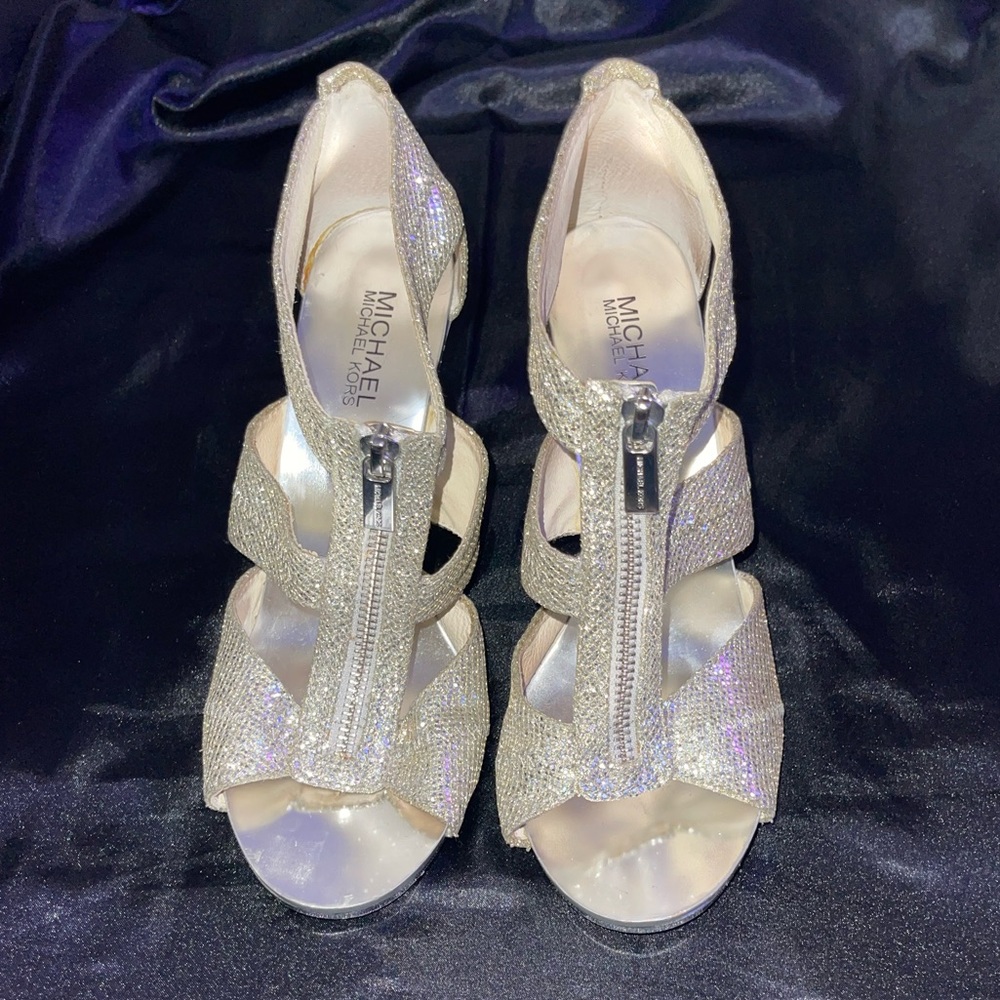 Michael Kors Silver Heels